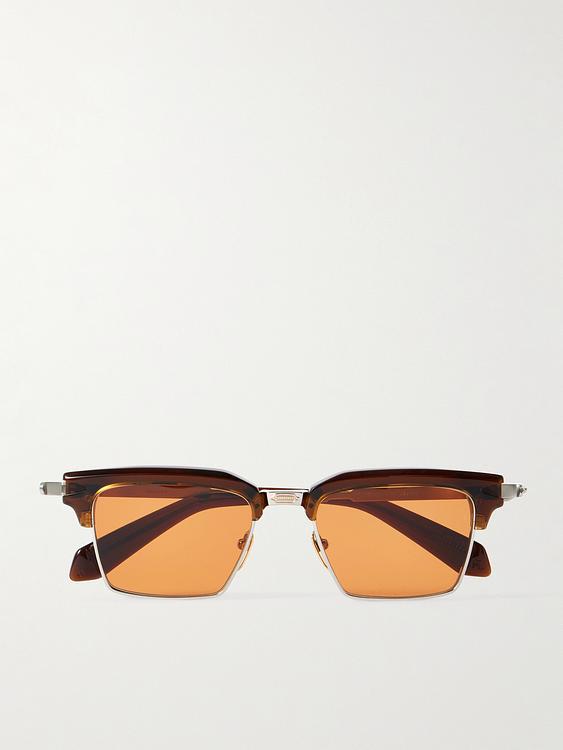 Brown d-frame sunglasses from Jacques Marie Mage