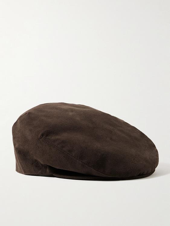 Dark brown cap from Purdey