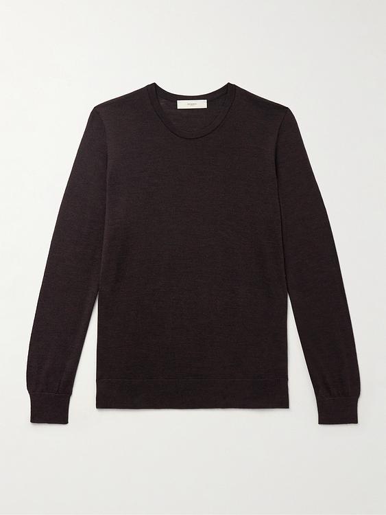 Black sweater from Purdey