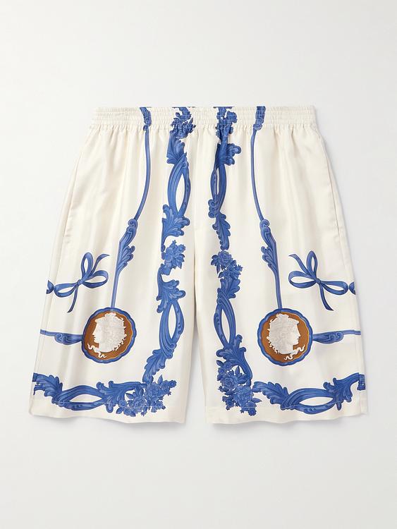 White boxer shorts from Versace