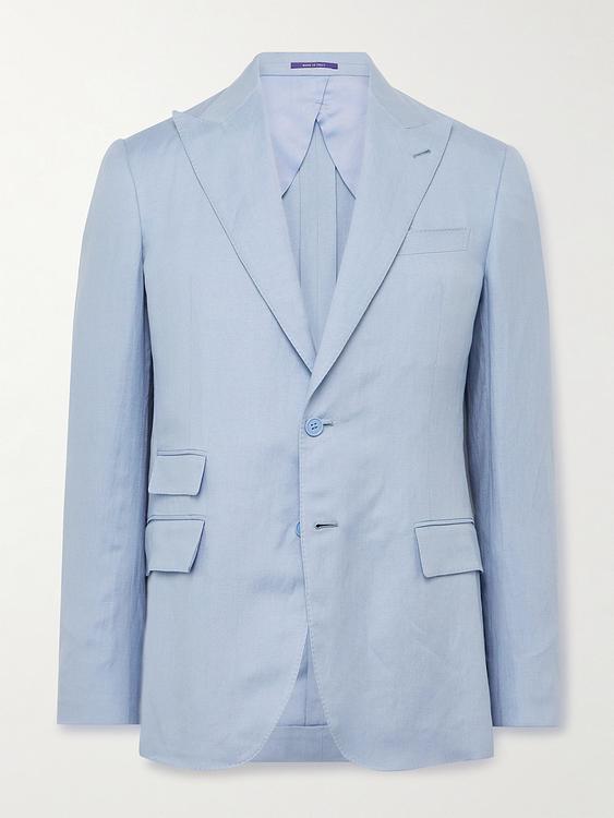 Light blue suit jacket from Ralph Lauren Purple Label