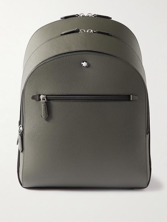 Dark green backpack from Montblanc