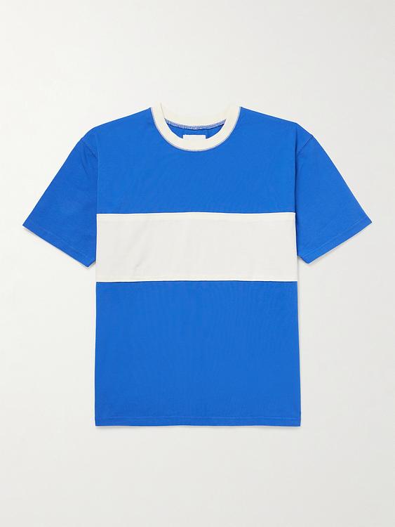 Striped blue t-shirt from Drake's