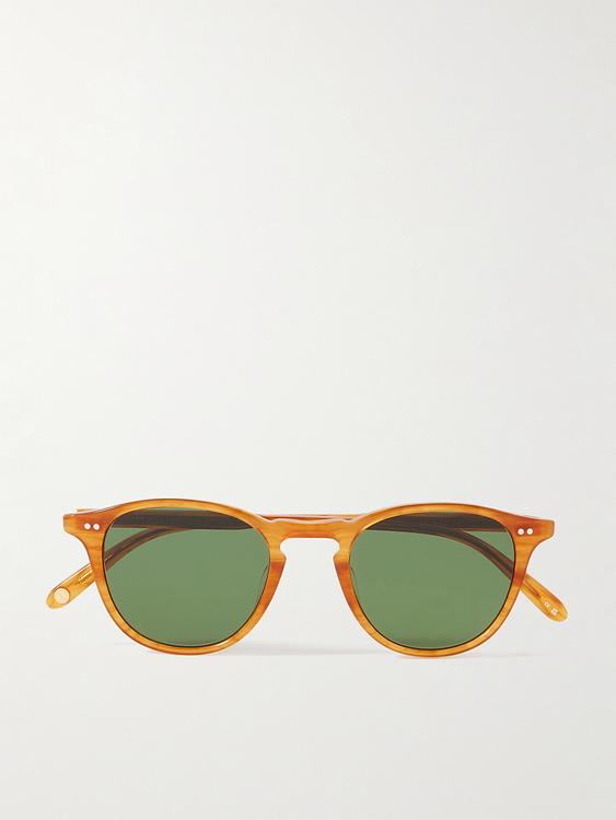 Multicolor d-frame sunglasses from Garrett Leight California Optical
