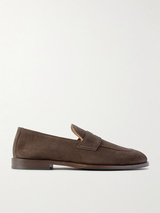 Dark brown loafers from Brunello Cucinelli