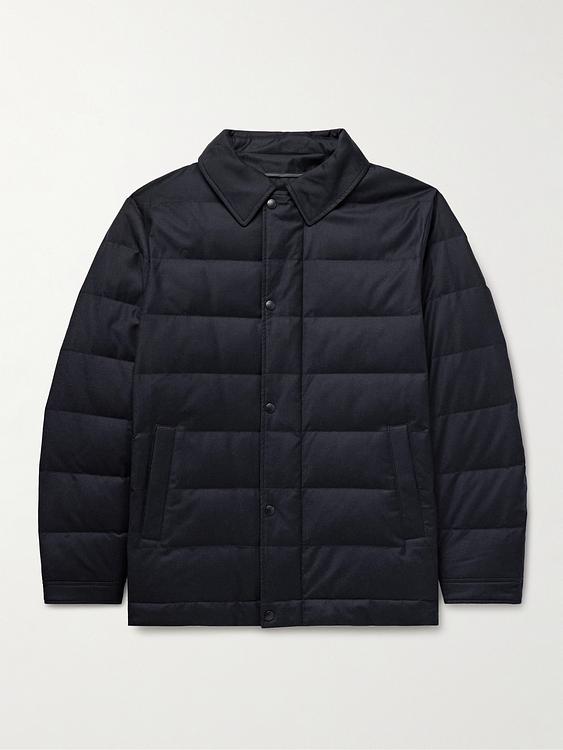 Black down jacket from Yves Salomon