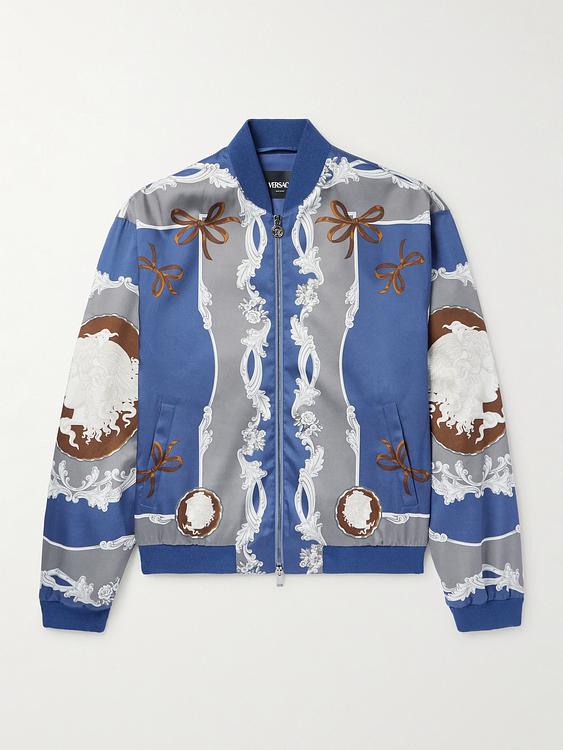 Multicolor bomber jacket from Versace
