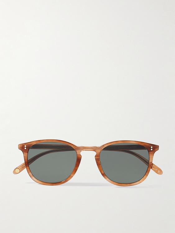 Multicolor d-frame sunglasses from Garrett Leight California Optical