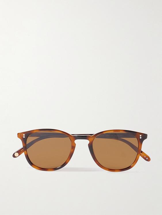 Multicolor d-frame sunglasses from Garrett Leight California Optical
