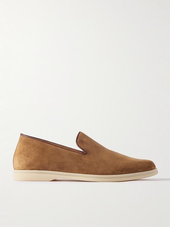 Taupe loafers from Rubinacci