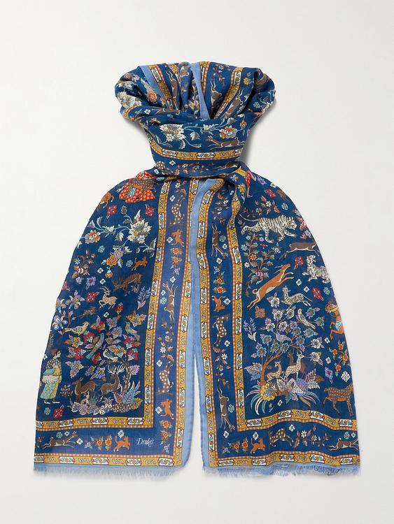 Multicolor scarve from Drake's