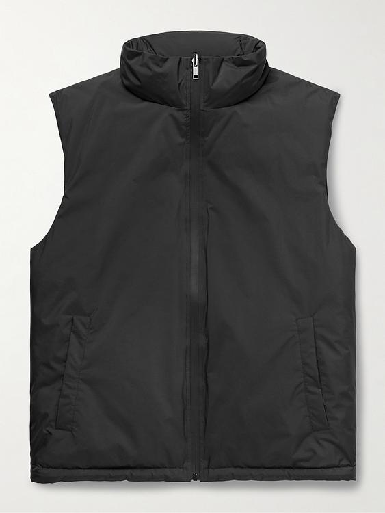 Dark grey vest from Yves Salomon
