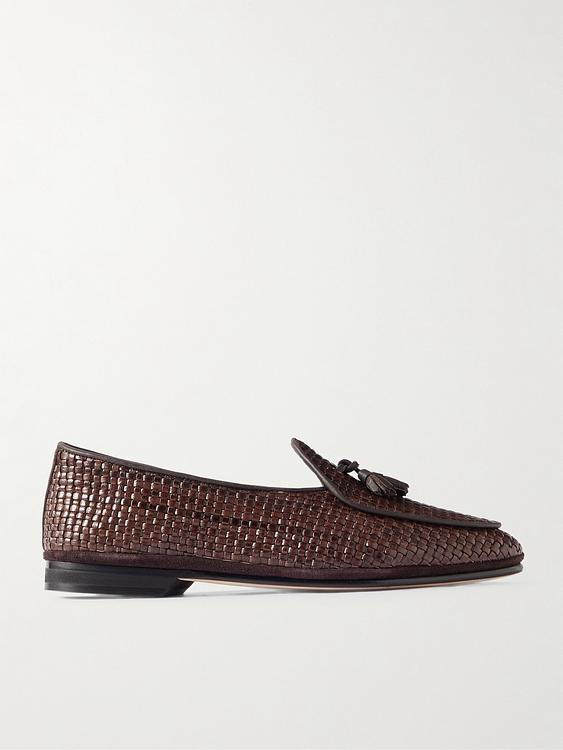 Dark brown loafers from Rubinacci