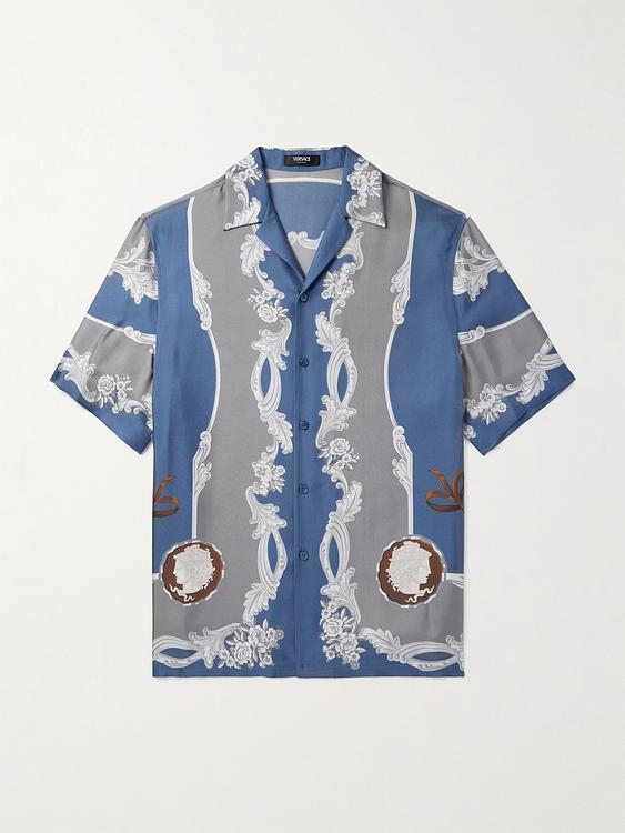 Multicolor short sleeve shirt from Versace