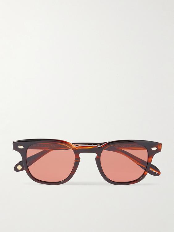 Dark brown d-frame sunglasses from Garrett Leight California Optical