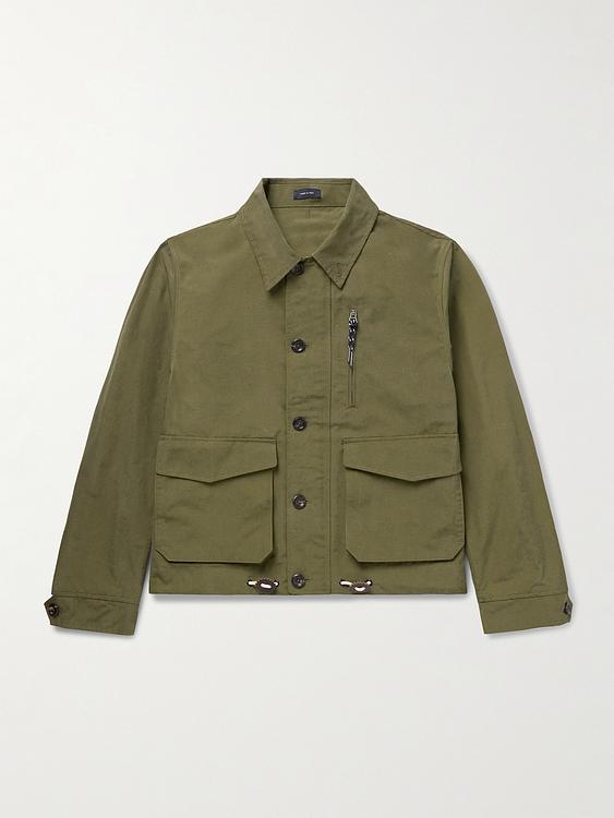 Taupe casual jacket from Drake's