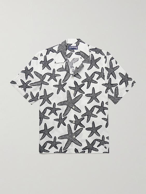 Grey short sleeve shirt from Vilebrequin