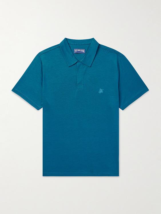 Blue short sleeve polo shirt from Vilebrequin