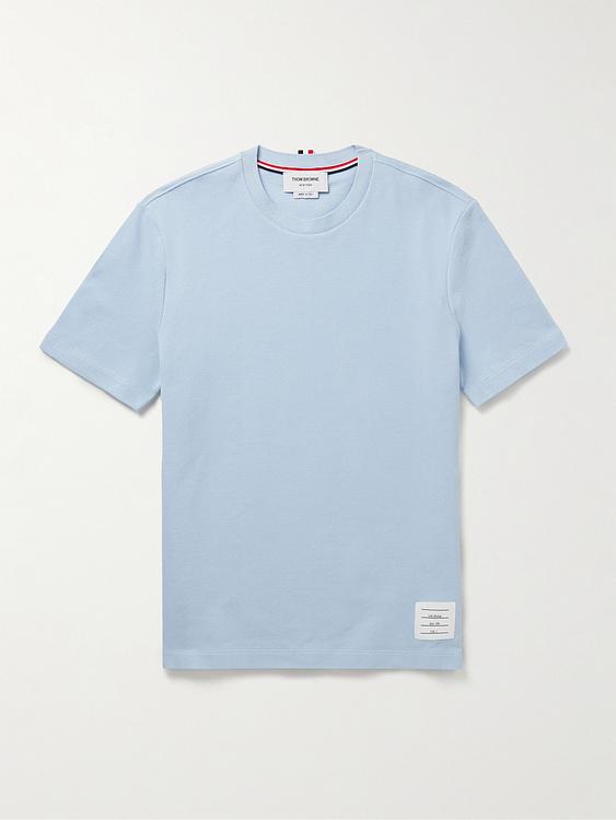 Light blue t-shirt from Thom Browne