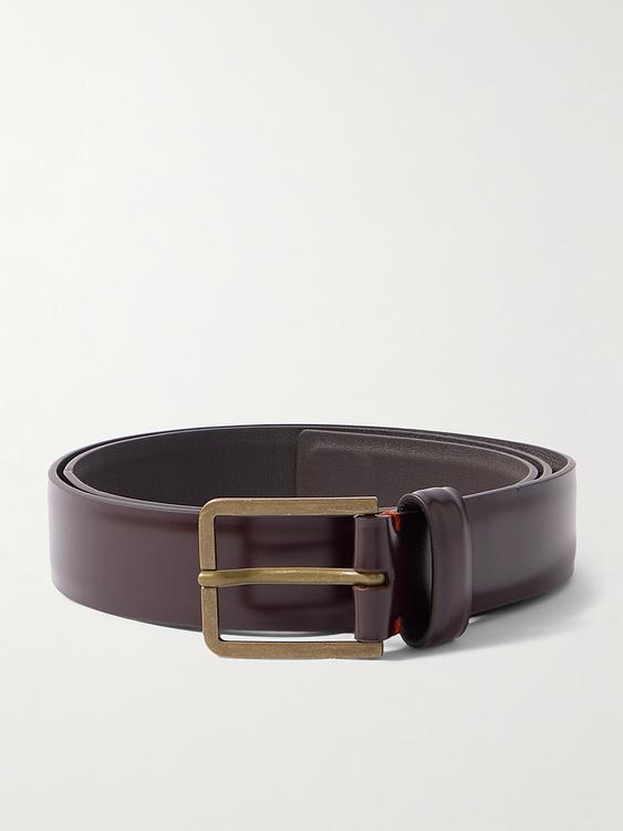 Dark brown belt from Loro Piana