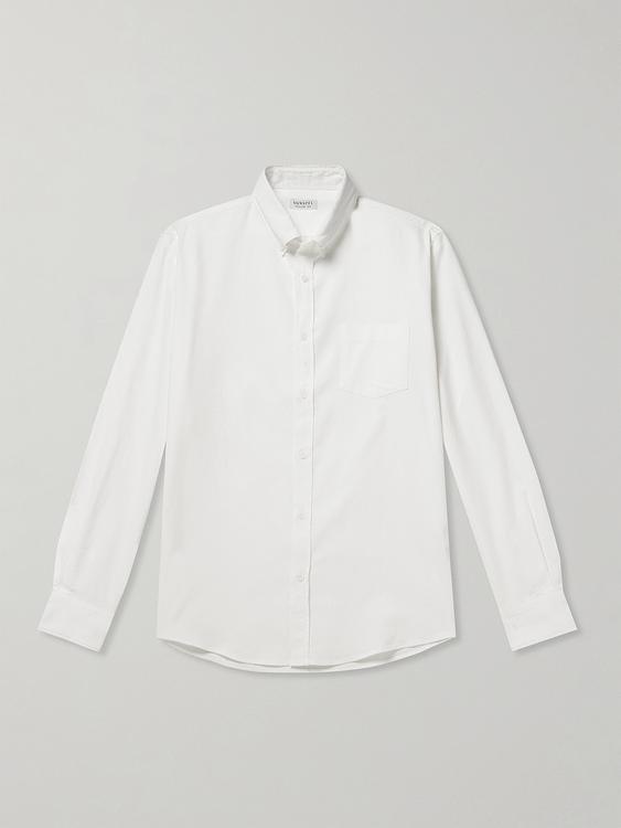 White casual shirt from Sunspel