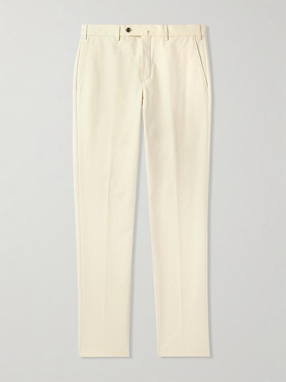 White chinos from Loro Piana