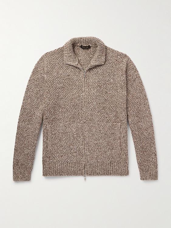 Grey cardigan from Loro Piana