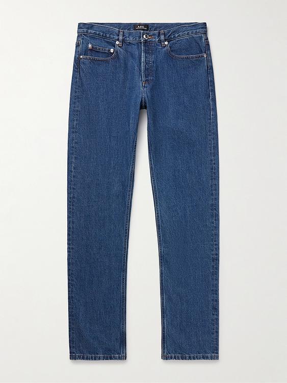Dark blue jeans from A.P.C