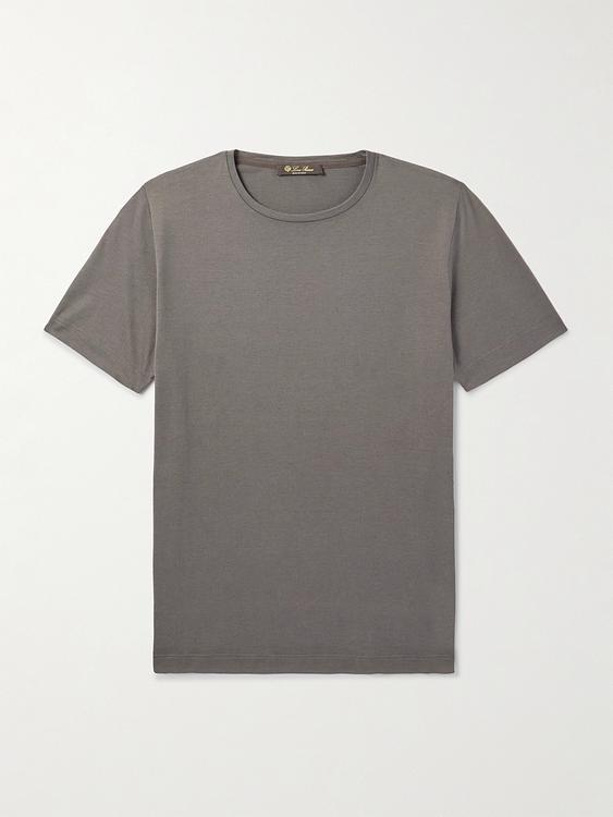 Grey t-shirt from Loro Piana