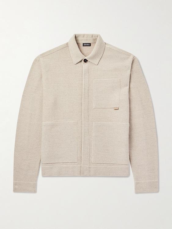 Beige casual jacket from Zegna