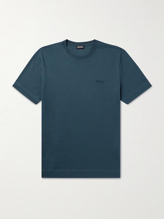 Dark blue t-shirt from Zegna