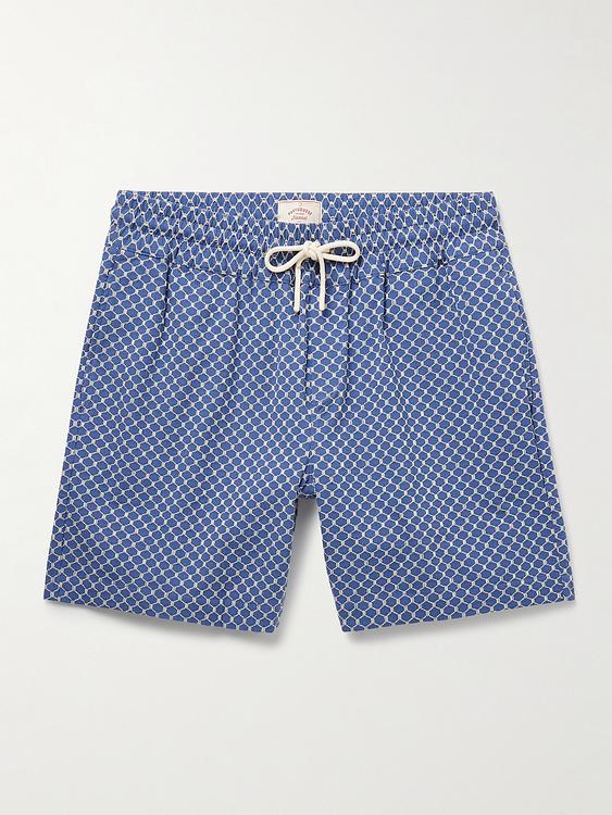 Blue drawstring shorts from Portuguese Flannel
