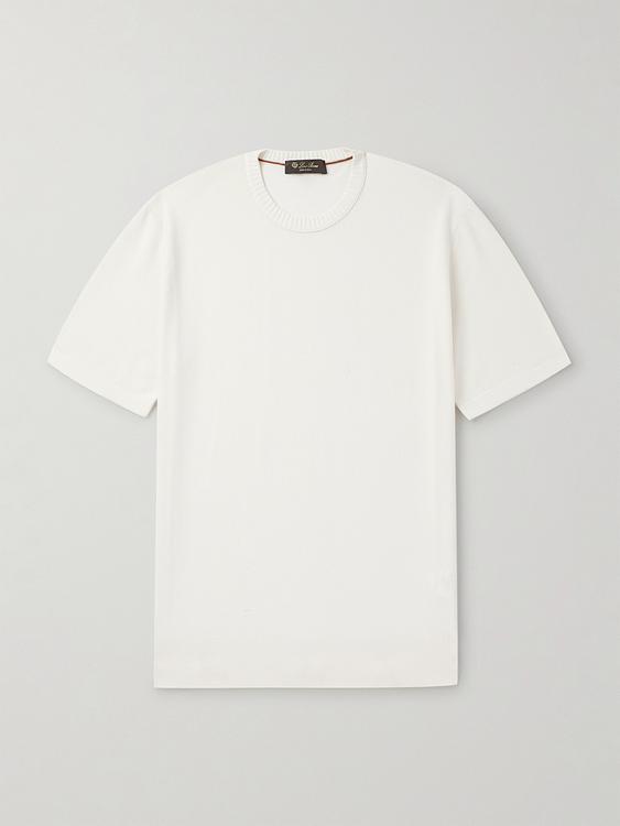 White t-shirt from Loro Piana