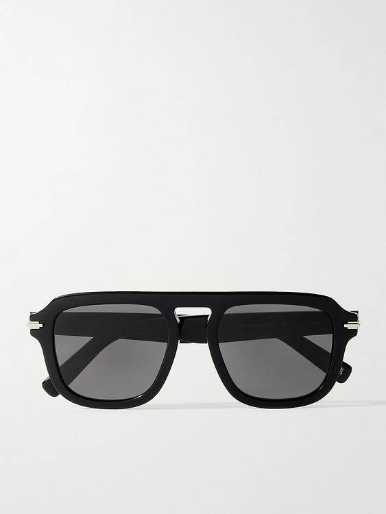Black d-frame sunglasses from Dior Eyewear