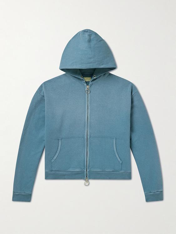 Blue hooded sweatshirt from Kapital