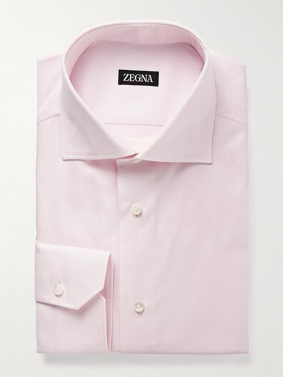 Light pink business shirt from Zegna