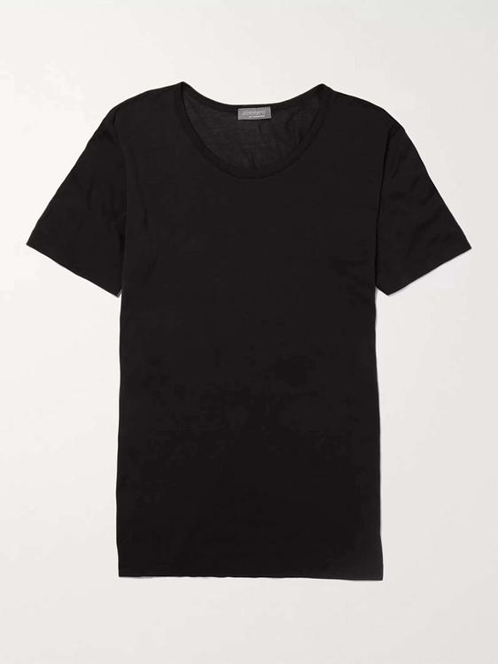 Black t-shirt from Zimmerli