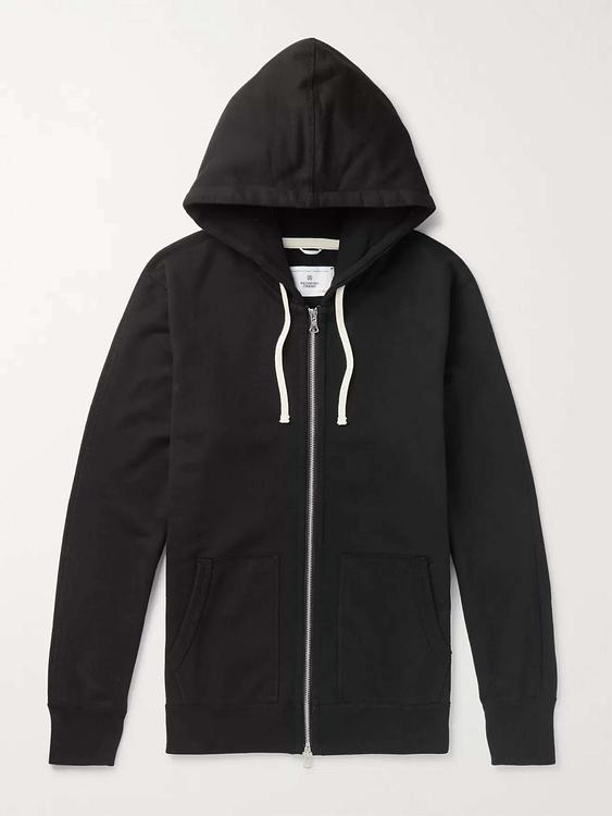 Black hooded sweatshirt from Reigning Champ