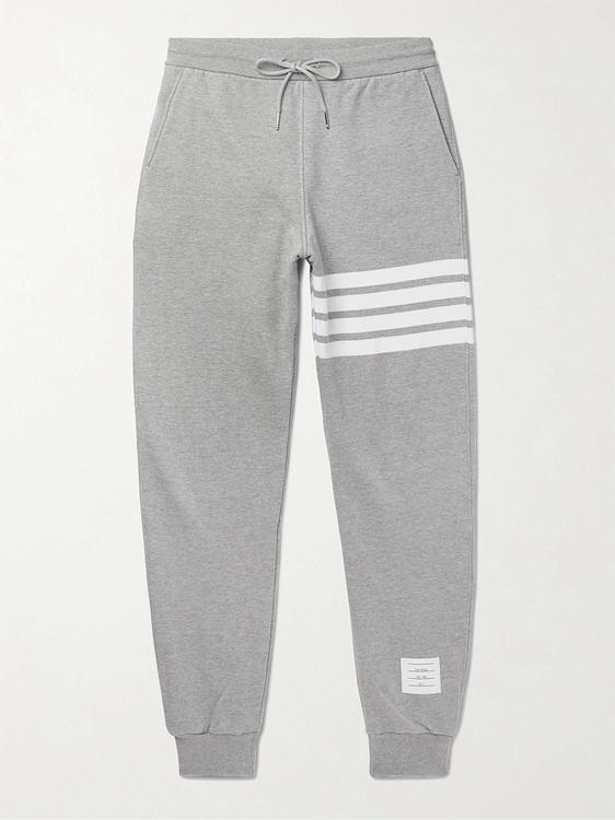 Grey sweatpants from Thom Browne