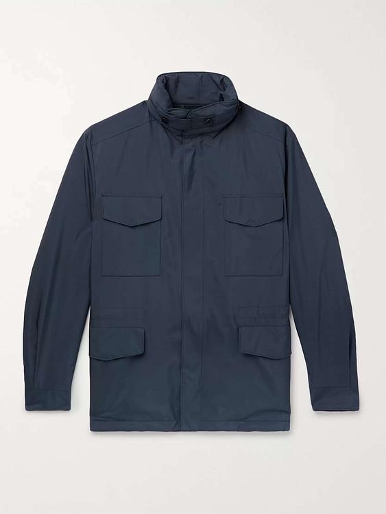 Dark grey casual jacket from Loro Piana
