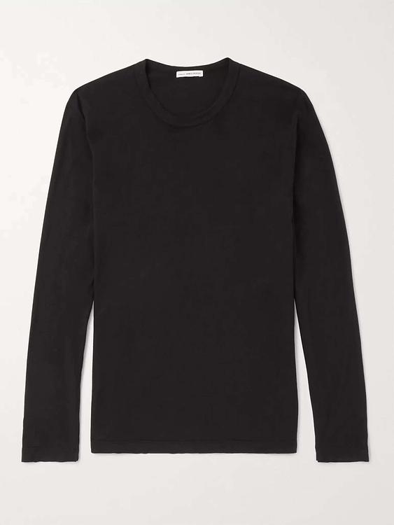 Black long sleeve t-shirt from James Perse