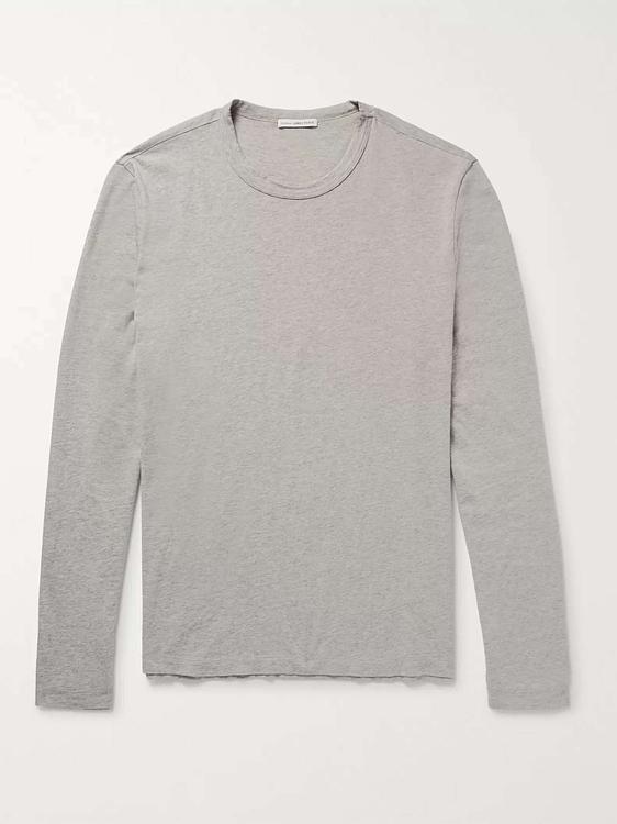 Grey long sleeve t-shirt from James Perse