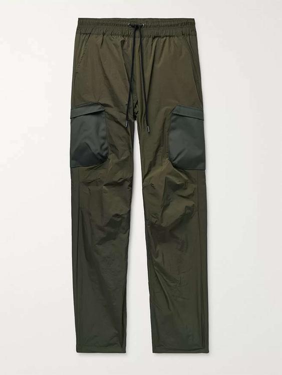 Dark green cargo trousers from John Elliott
