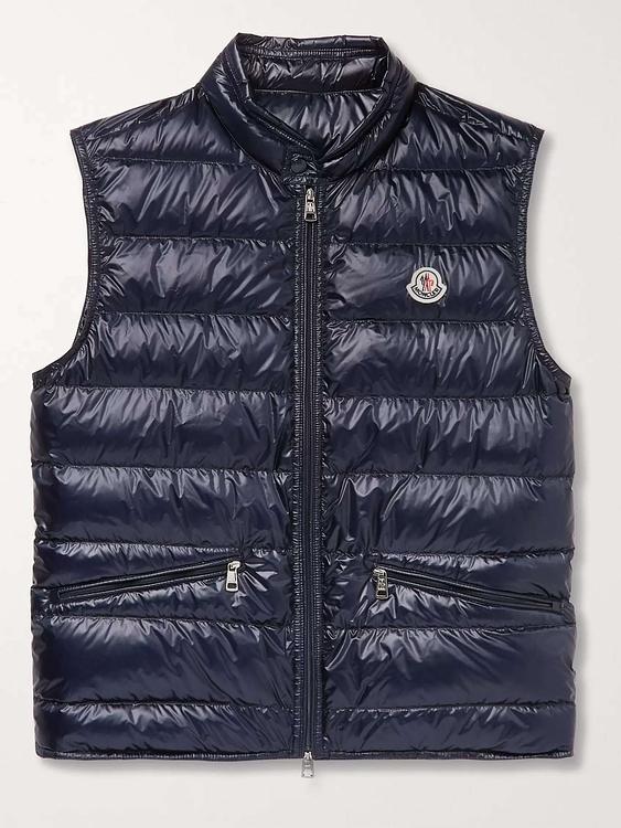 Black vest from Moncler