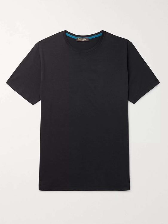 Black t-shirt from Loro Piana