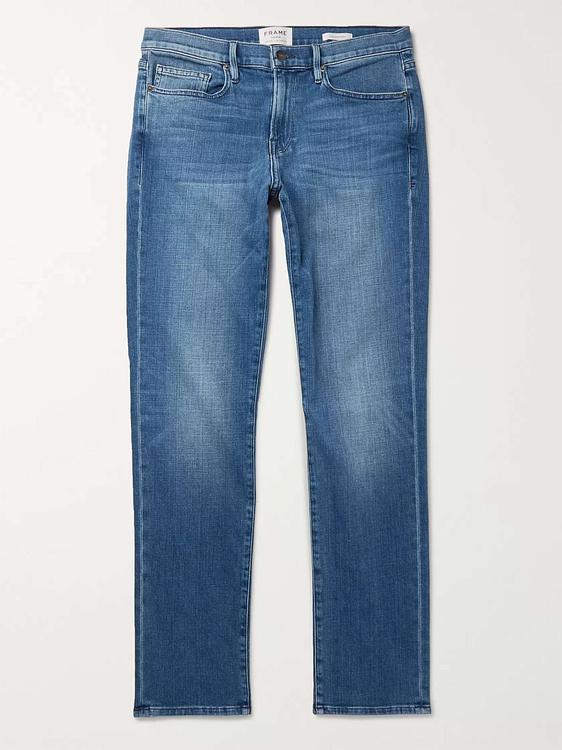 Dark blue jeans from Frame