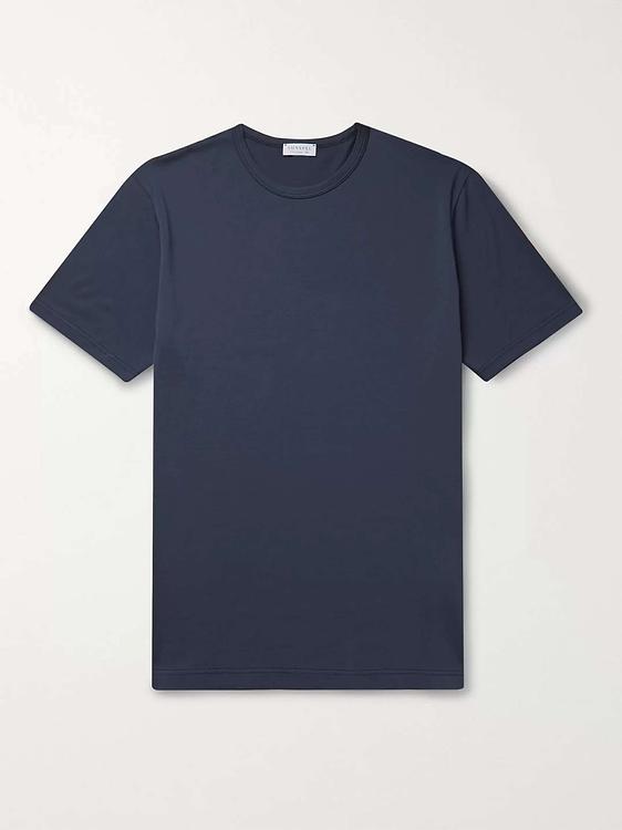 Dark grey t-shirt from Sunspel