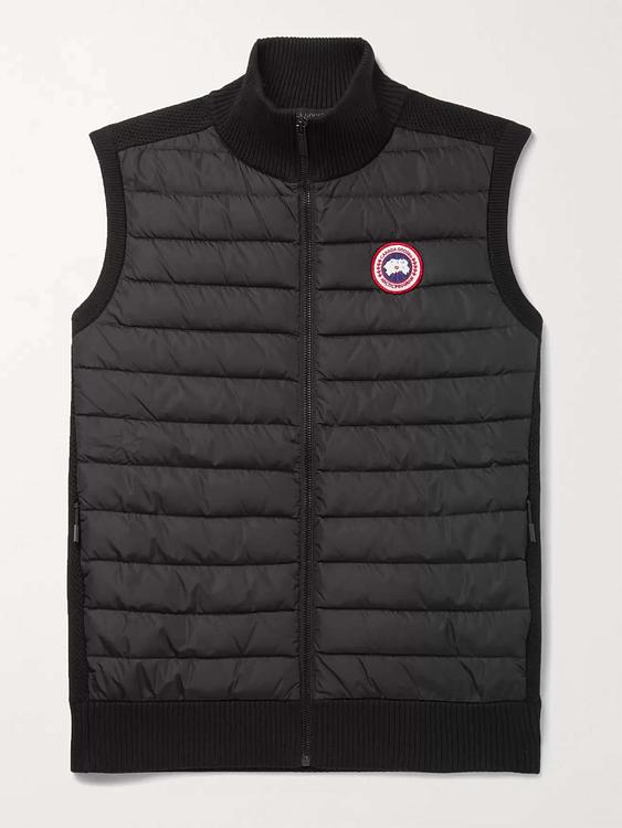 Dark grey vest from Canada Goose