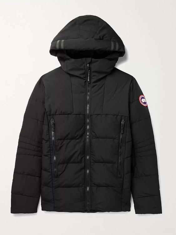 Black down jacket from Canada Goose
