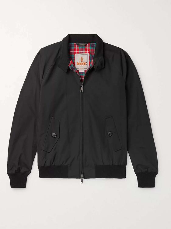 Black casual jacket from Baracuta